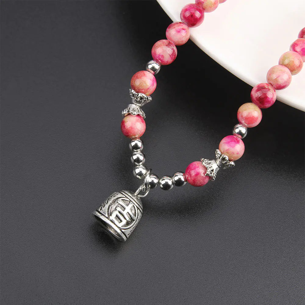 Korean-Inspired Crystal Pixiu Charm Bracelet