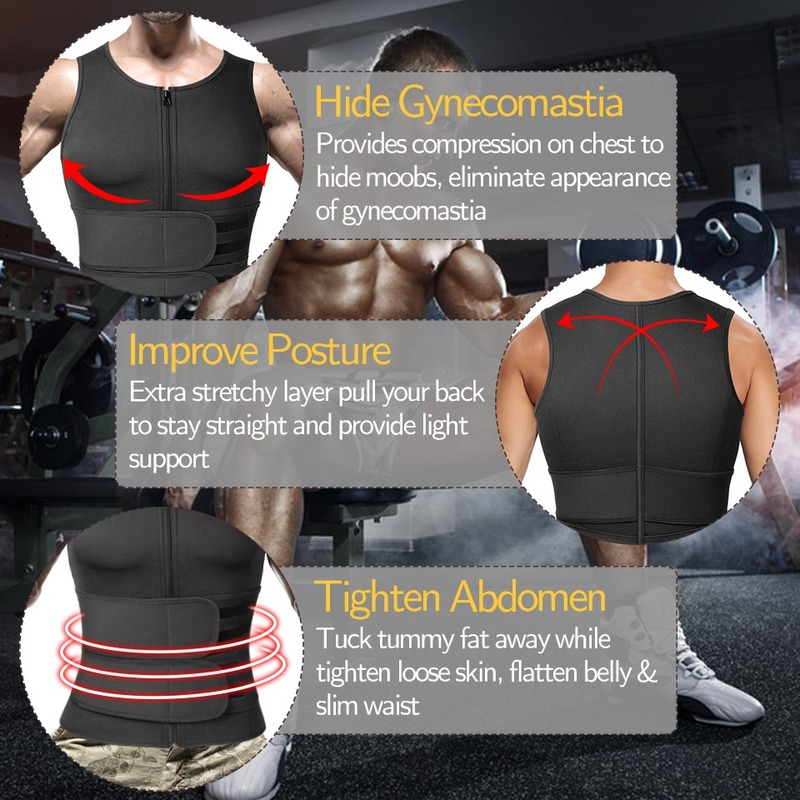 Men's Slimming Workout Sauna Vest