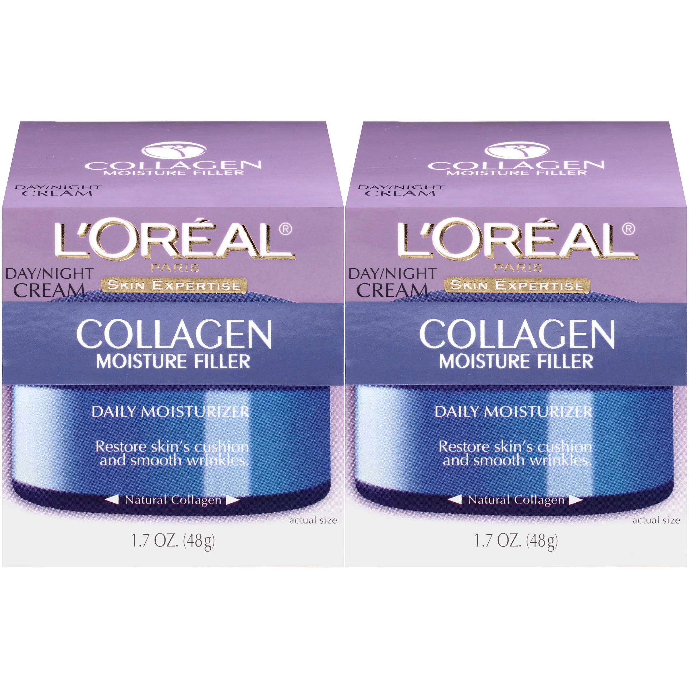 LOreal Paris Collagen Face Cream Day/Night Anti-Aging Duo