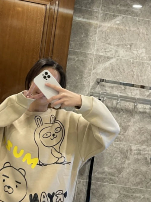 Chic Loosely Cut Crewneck Sweater