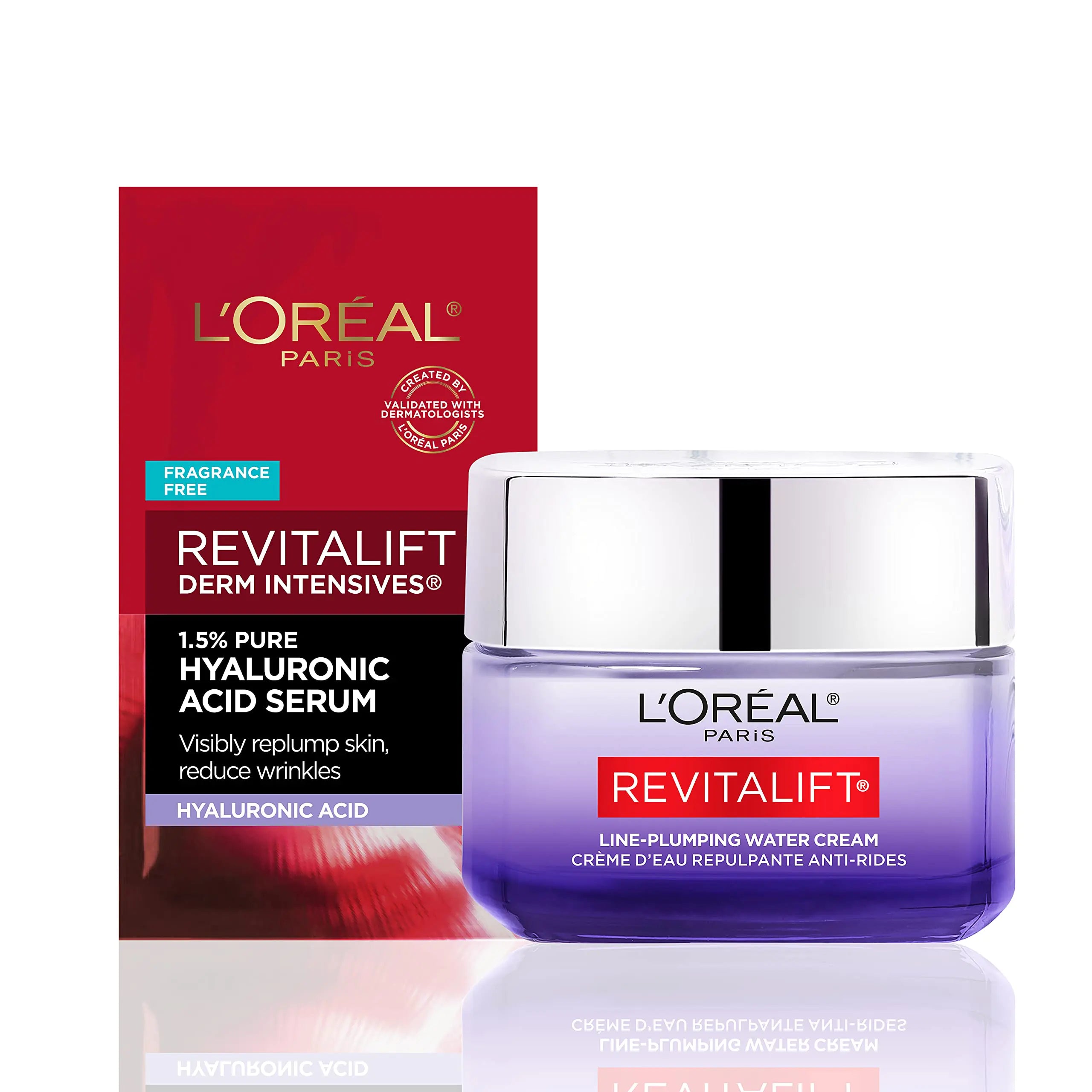 LOreal Paris Revitalift Hyaluronic Water Cream & Serum
