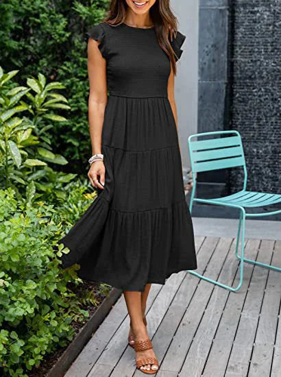 BohoChic Midi Dress