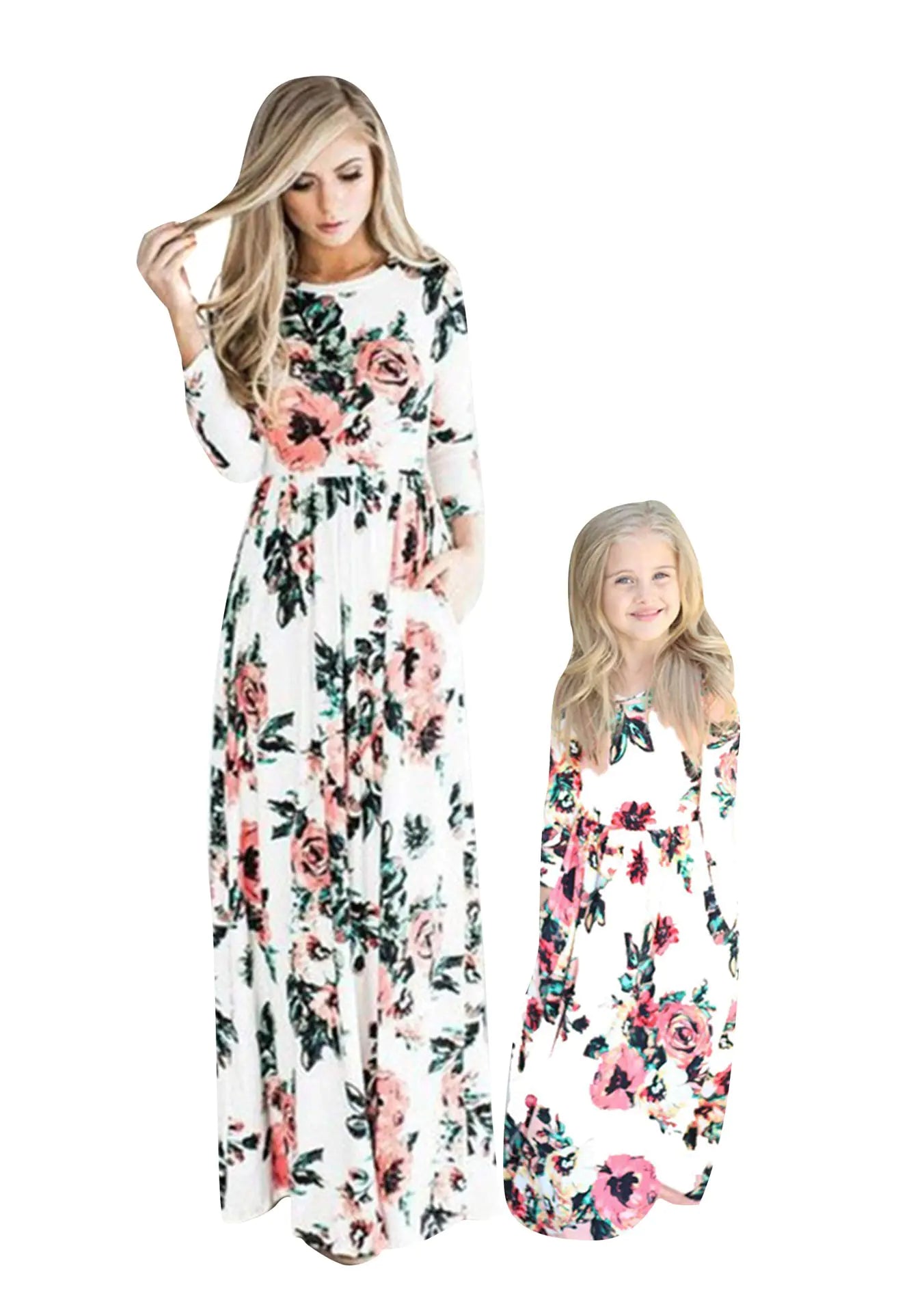 Easter Floral Harmony Mommy & Me Dresses