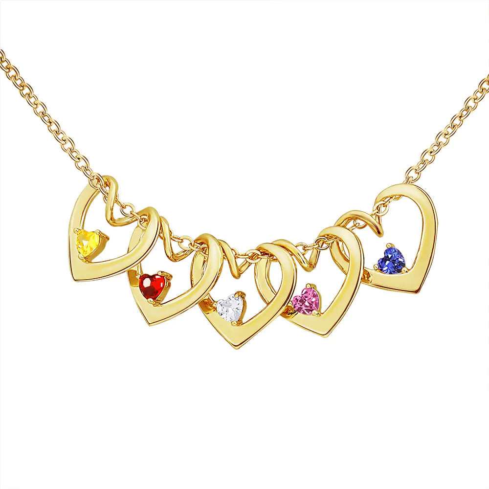 Elegant Steel & Diamond Heart Bracelet