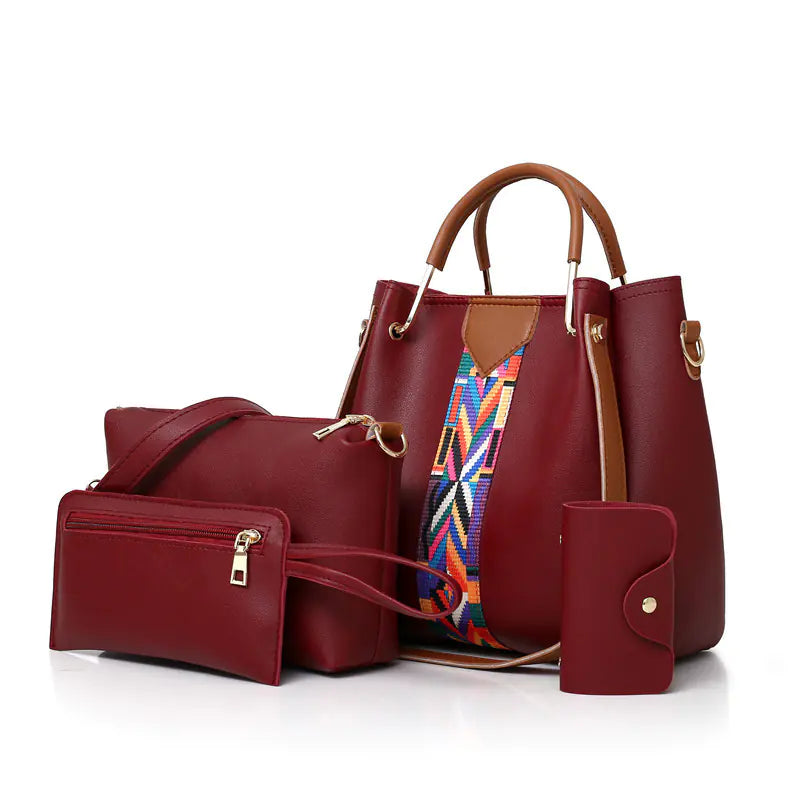 Chic 4-Piece Ladies' Bag Ensemble