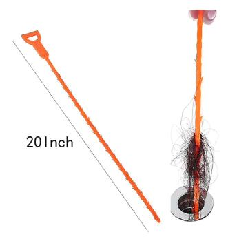 20-Inch Hair and Debris Drain Cleaner - 6 Piece Kit