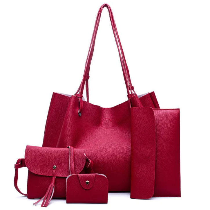 Lychee Chic 4-Bag Ensemble