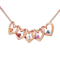 Elegant Steel & Diamond Heart Bracelet