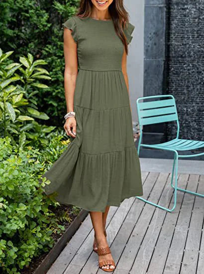 BohoChic Midi Dress