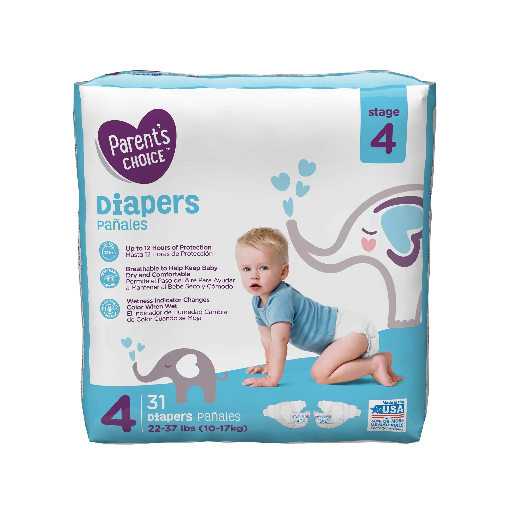Parents Select Diapers Quick Dry 31 Pack