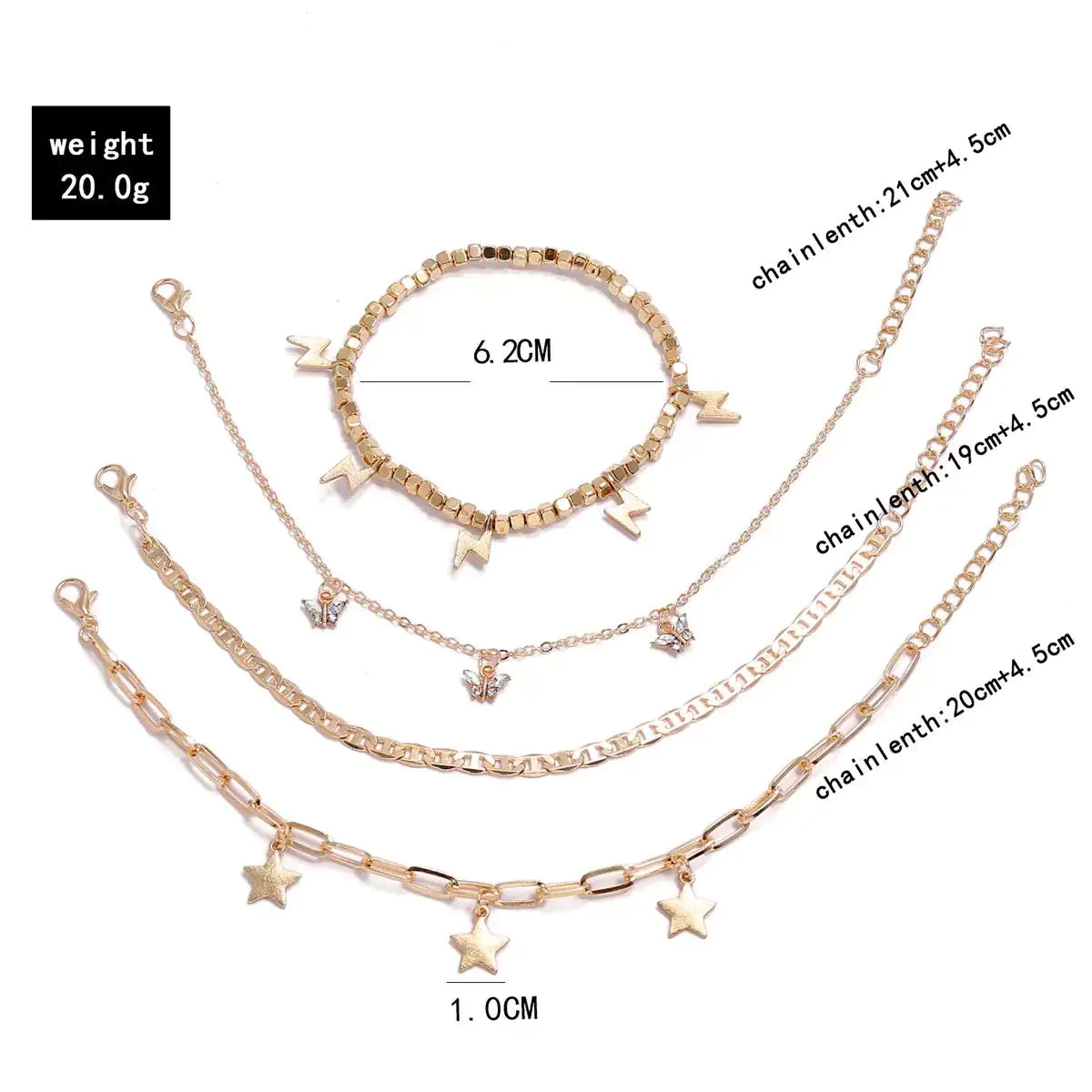 Chic Player Anklet Collection