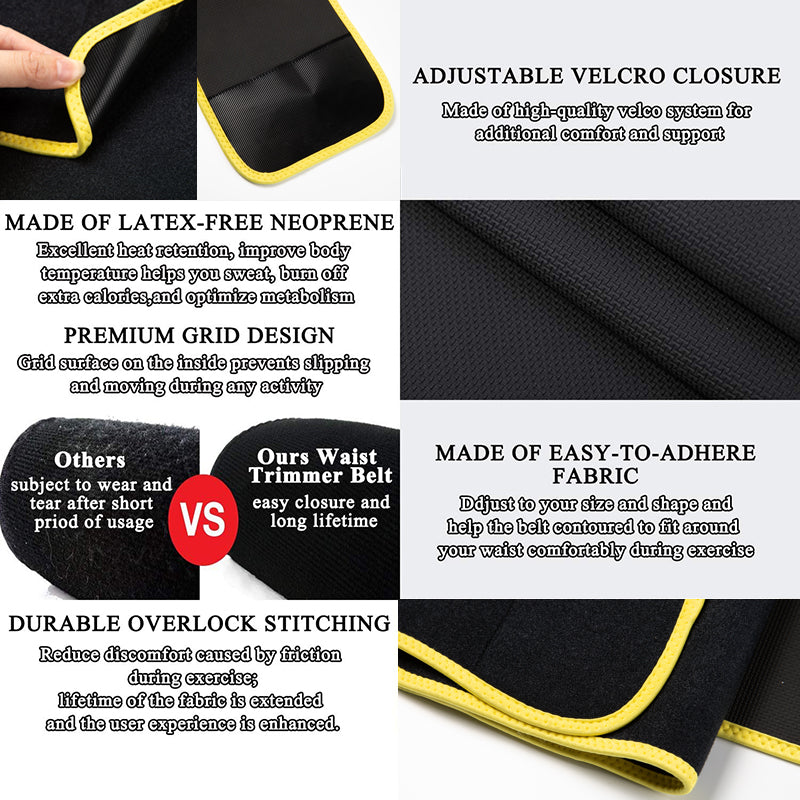 Men's Ultra Slim Neoprene Fitness Belt