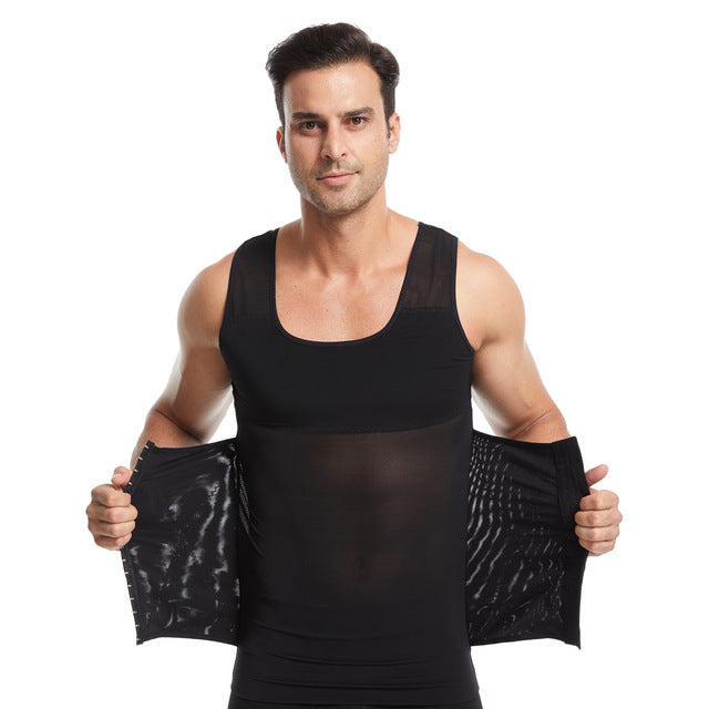 Men's Slim-Fit Compression Workout Vest