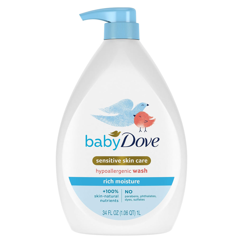 Baby Dove Gentle Moisture Tear-Free Wash 34 oz