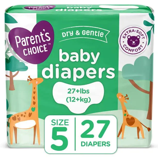 Gentle Comfort Baby Diapers Size 5 - 27 Pack
