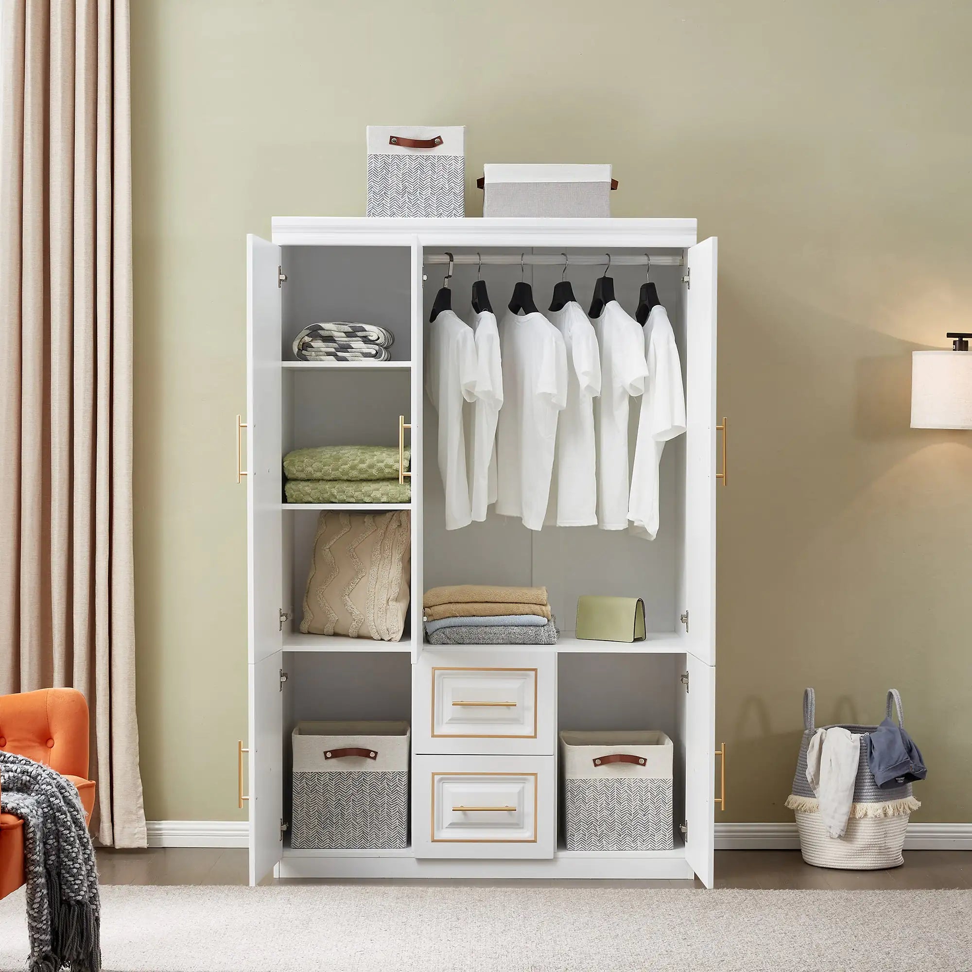 VersaWardrobe 3-Door Storage Closet