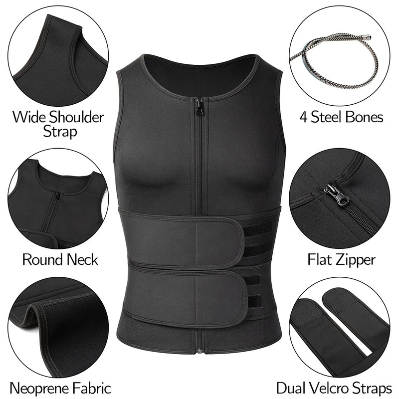 Men's Slimming Workout Sauna Vest