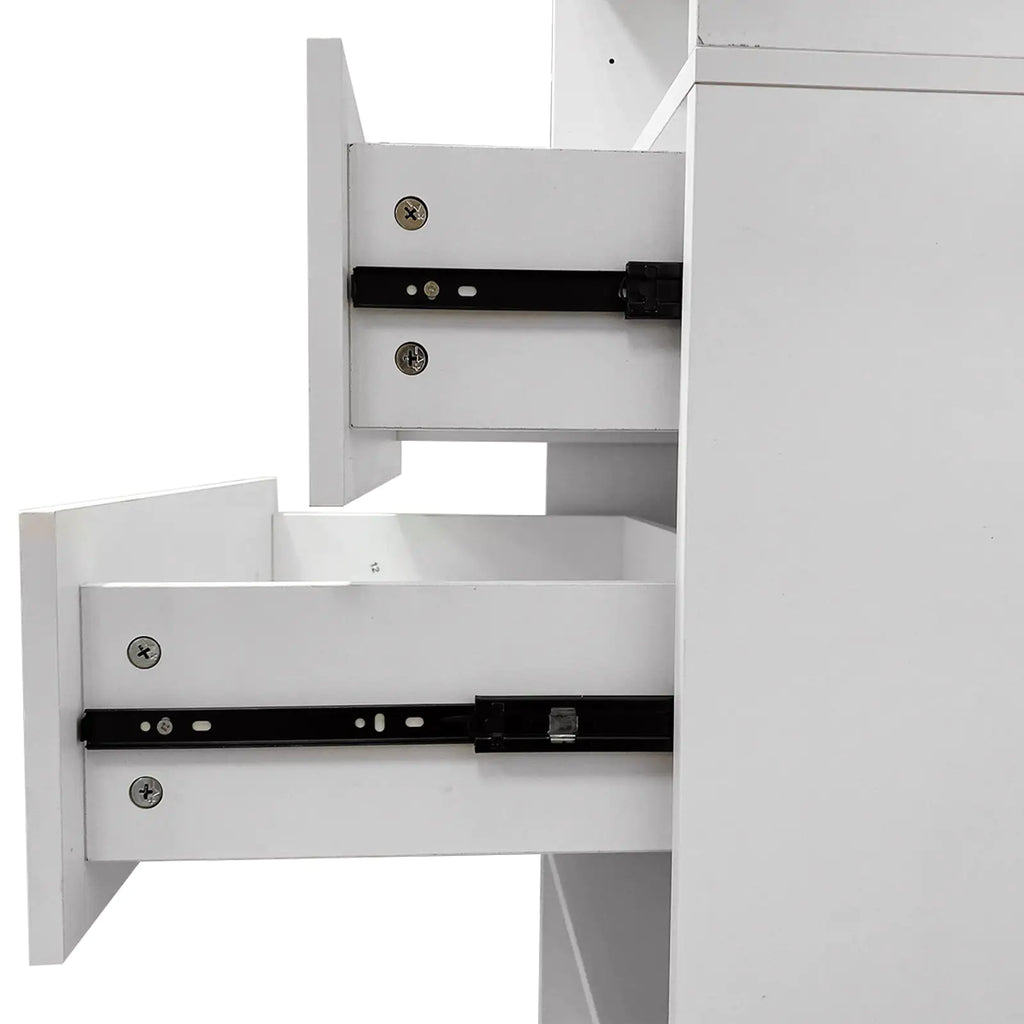 SleekWalk White Wood Closet System 31.49''W