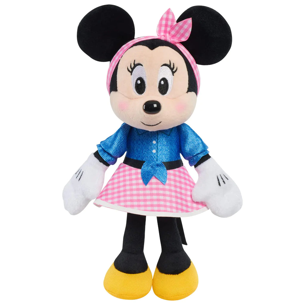 Disney Junior Minnie Mouse 9-inch Small Plush Stuffed Animal Super Soft Plushie Pretend Play
