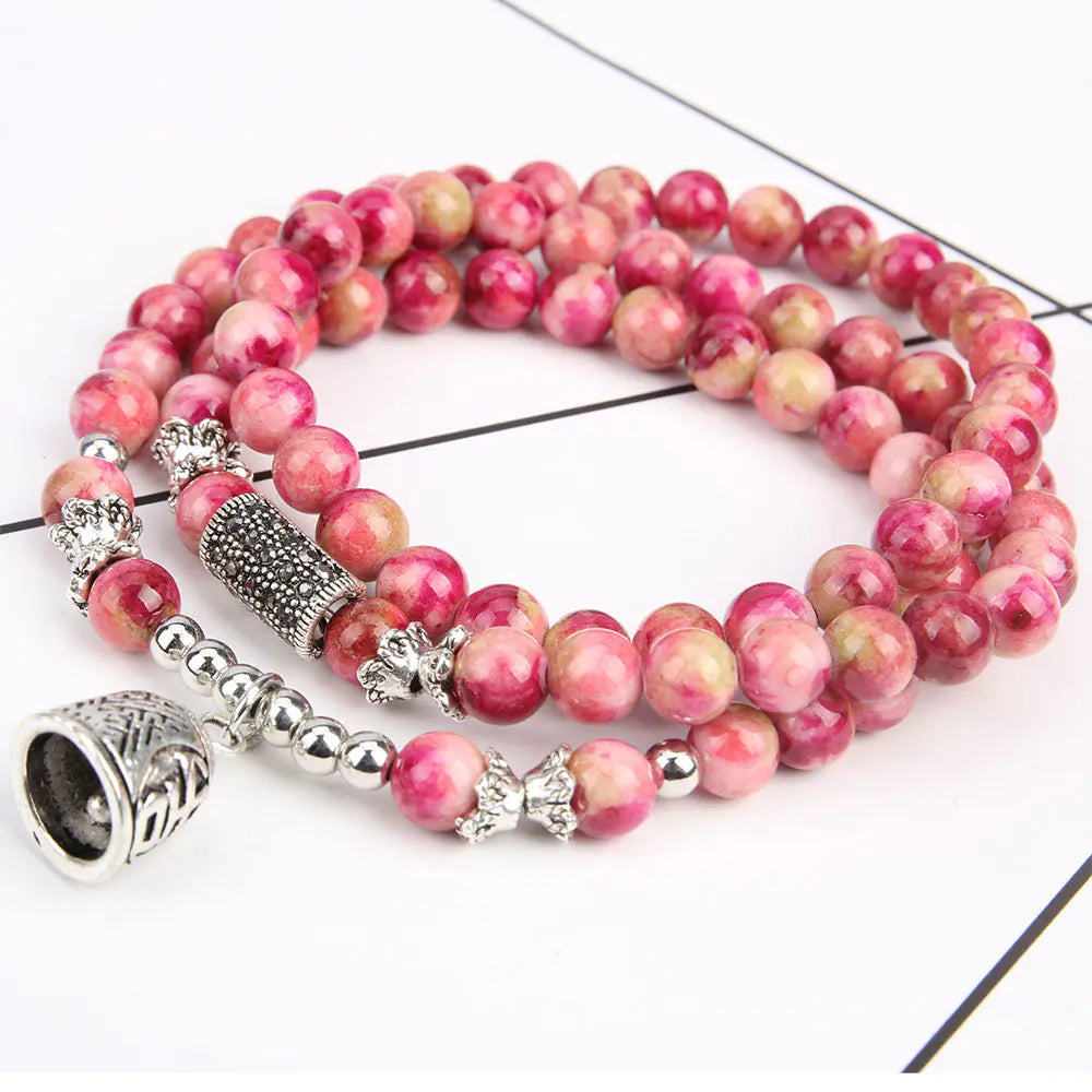 Korean-Inspired Crystal Pixiu Charm Bracelet