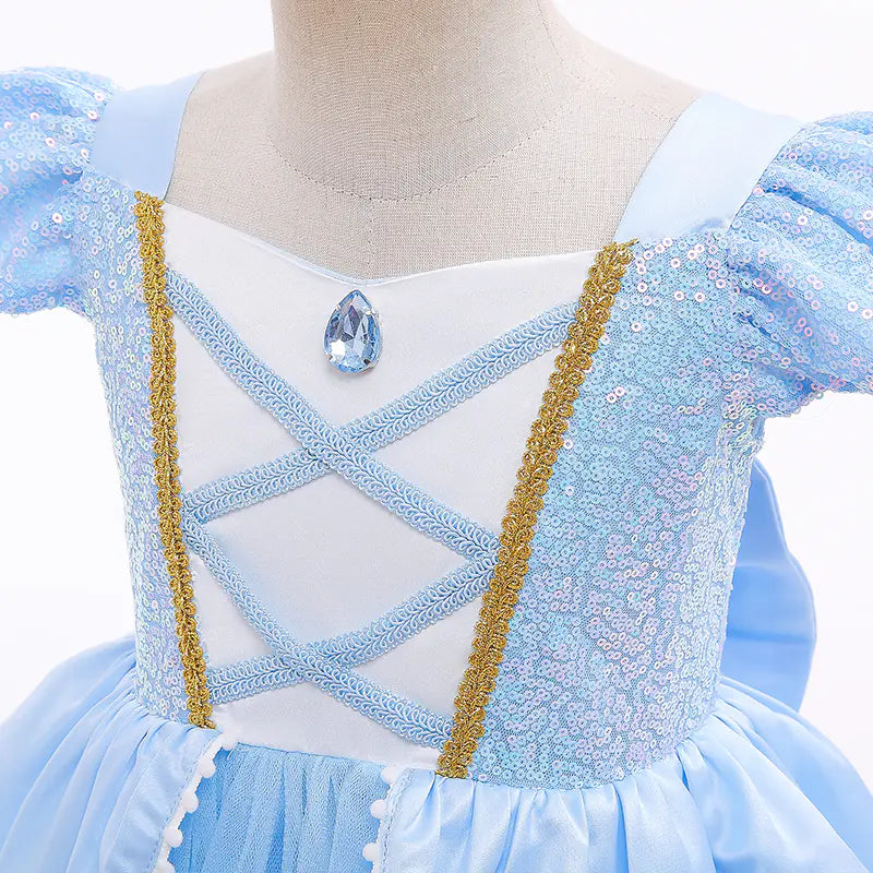 Enchanted Cinderella Gown for Girls - Costume Magic