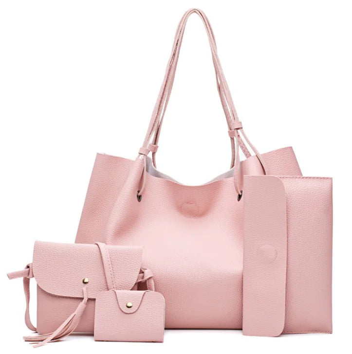 Lychee Chic 4-Bag Ensemble