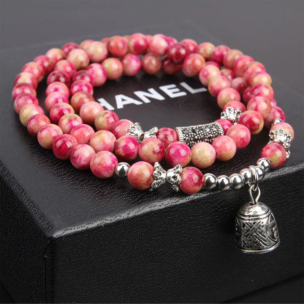 Korean-Inspired Crystal Pixiu Charm Bracelet