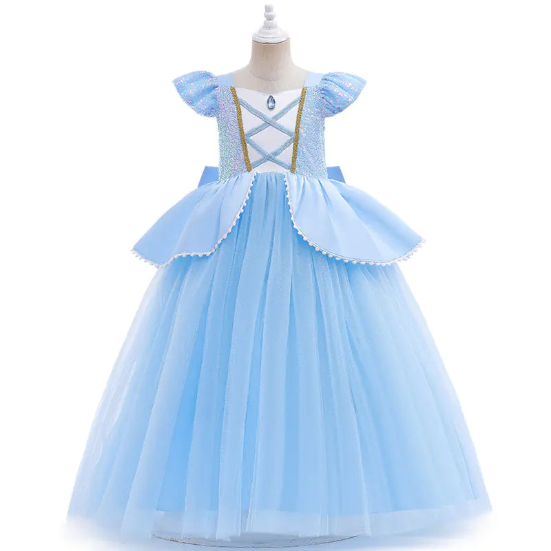 Enchanted Cinderella Gown for Girls - Costume Magic
