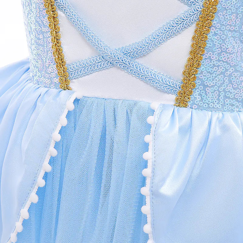 Enchanted Cinderella Gown for Girls - Costume Magic